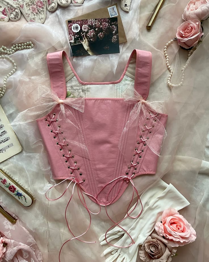 handmade ready to ship corset bliss modernised 18th century style stays reversible over bust corset side lacing half boned stays