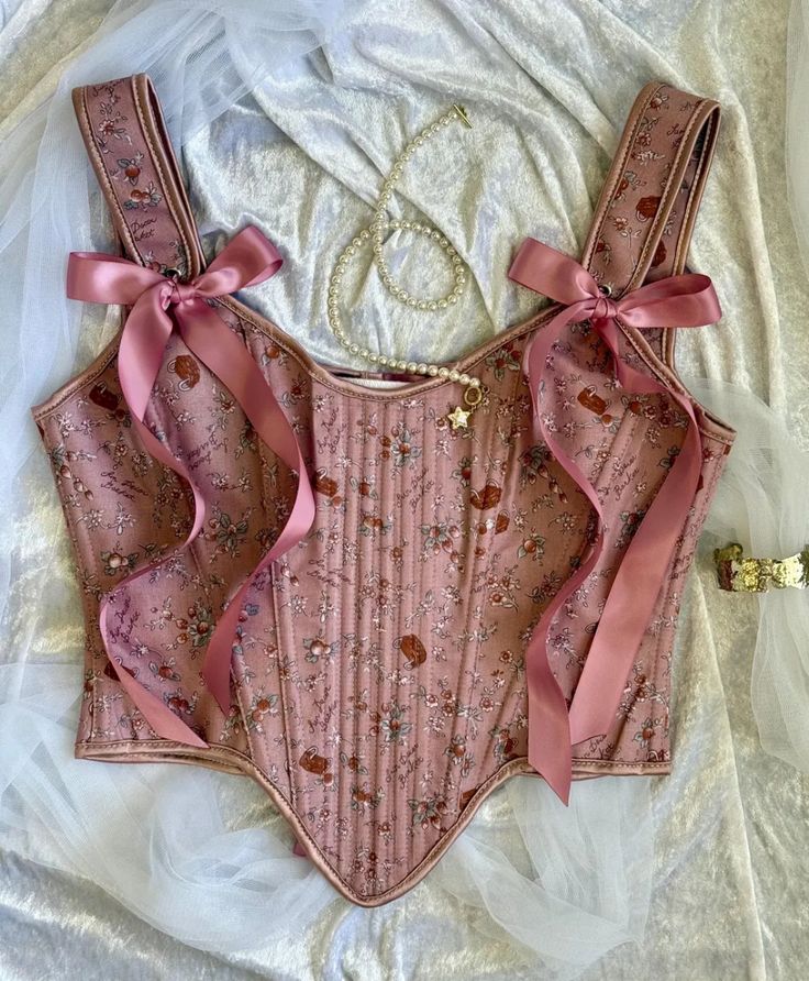 vintage corset top for women floral corset etsy